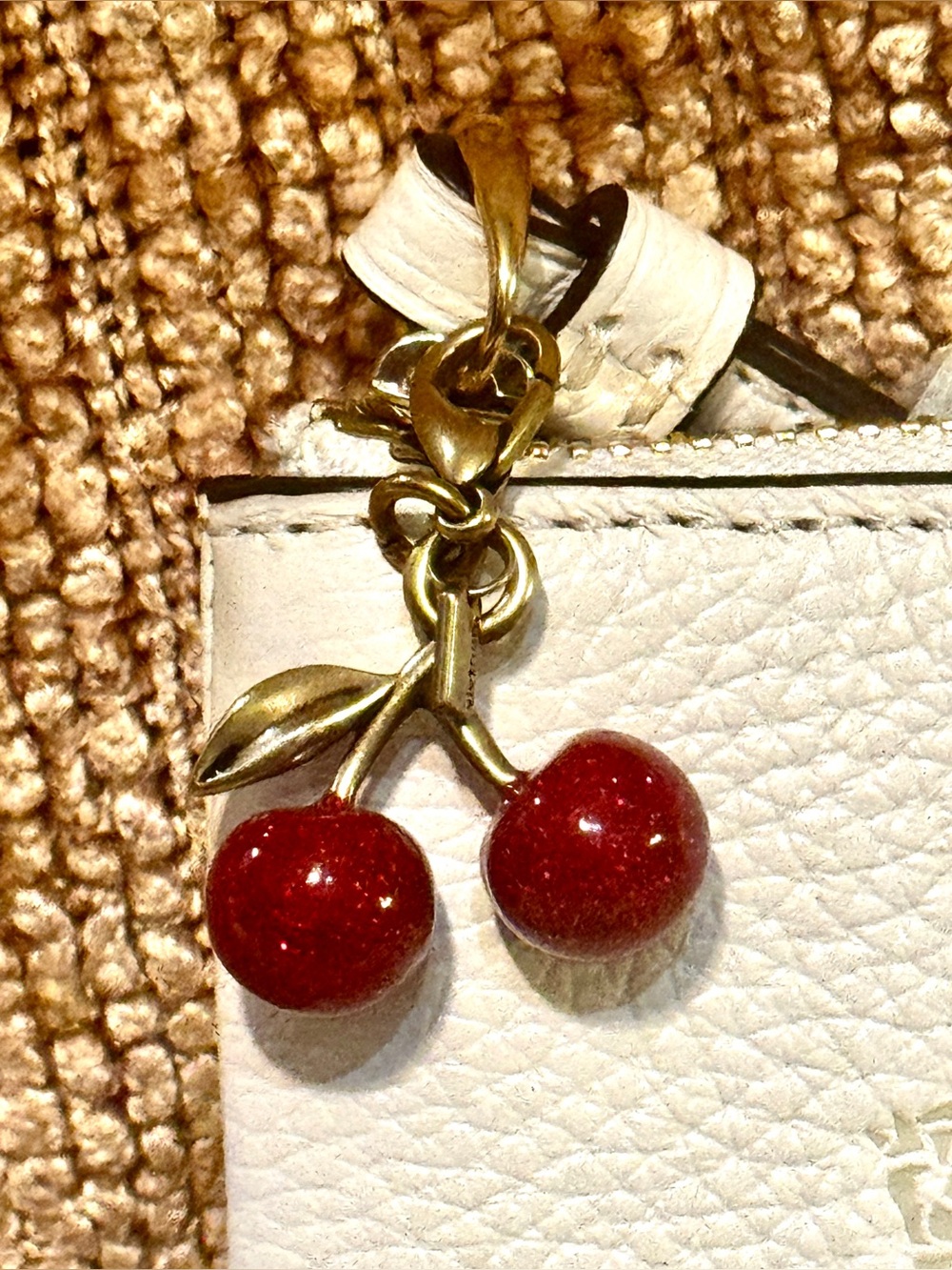 Coach Mini Authentic Cherry DIY Charm NWTs